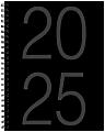 2025 Willow Creek Press Softcover Weekly/Monthly Planner, 6-1/2” x 8-1/2”, Basic Black, January To December, 48566 1 thumbnail image