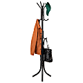 Mind Reader Freestanding Coat Rack Multi-Tier Organizer, 68-1/2"H x 18"W x 18"D, Black 1 thumbnail image