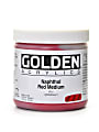 Golden Heavy Body Acrylic Paint, 16 Oz, Naphthol Red Medium