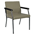 Office Star™ Bariatric Big & Tall Guest Chair, Sage/Gunmetal Gray