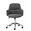 Eurostyle Minna Commercial Office Chair, Dark Gray/Silver