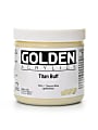 Golden Heavy Body Acrylic Paint, 16 Oz, Titanium Buff