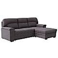 Lifestyle Solutions Serta Tennyson Convertible Sectional Sofa, 40-1/5”H x 99-4/5”W x 67-3/4”D, Ash Gray 1 thumbnail image