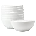 Ultra by Gibson Olstead 8-Piece Tempered Opal Glass Bowl Set, 5-1/2”, White 1 thumbnail image
