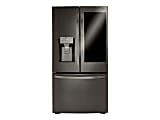 LG LRFVS3006D - Refrigerator/freezer - french door bottom freezer with water dispenser, ice dispenser - Wi-Fi - width: 35.7 in - depth: 36.6 in - height: 70.1 in - 29.7 cu. ft - black stainless steel 1 thumbnail image