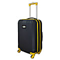 Mojo L208 ABS Carry-On Hardcase Spinner, 21"H x 14"W x 9-1/2"D, Green Bay Packers, Black/Yellow