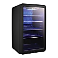 Magic Chef 3.4 Cu. Ft. Retro Beverage Cooler, 30-3/4”H x 30-3/4”W x 19-3/4”D, Black 1 thumbnail image