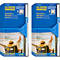 Ettore All-purpose Squeegee, Rubber Blade, Plastic Handle, 1.5"H x 14"W x 14"L, Lightweight, Streak-free, Blue, 12 / Carton 1 thumbnail image