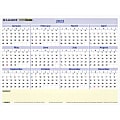AT-A-GLANCE QuickNotes 2023 RY Erasable Monthly Yearly Wall Calendar, Reversible, Medium, 16" x 12"