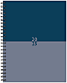 2025 Willow Creek Press Softcover Weekly/Monthly Planner, 6-1/2” x 8-1/2”, Blue Duotone, January To December, 47316 1 thumbnail image