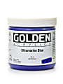 Golden Heavy Body Acrylic Paint, 16 Oz, Ultramarine Blue