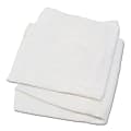 HOSPECO® Woven Terry Rags, 15" x 17", White, 25 Lb