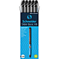 Schneider Slider Basic XB Ballpoint Pens, Extra-Bold Point, 1.4 mm, Black Barrels, Black Ink, Pack Of 10 Pens
