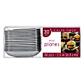 Amscan Square Mini Plastic Plates, 2-1/2", Silver, Pack Of 60 Plates 1 thumbnail image