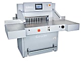 Formax Cut-True 31H Hydraulic Automatic Guillotine Paper Cutter With LED Laser Line, 28-3/4", Gray 1 thumbnail image