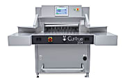 Formax Cut-True 31H Hydraulic Automatic Guillotine Paper Cutter With LED Laser Line, 28-3/4", Gray 1 thumbnail image