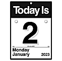 AT-A-GLANCE “Today Is” 2023 RY Daily Wall Calendar Refill, Small, 6" x 6"