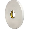 3M™ Double-Sided Foam Tape, 3" Core, 1" x 72 Yd., White