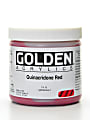 Golden Heavy Body Acrylic Paint, 16 Oz, Quinacridone Red