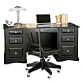 Office Depot® Brand Sandy Lane Computer Desk, 30 1/8"H x 64"W x 28 2/5"D, Black 1 thumbnail image
