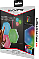 Monster Multi-Color LED Hexagon Touch Lightd With Magnet Mountd, 2-1/2” x 2-1/2”, Set Of 3 Lights 1 thumbnail image