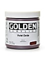 Golden Heavy Body Acrylic Paint, 16 Oz, Violet Oxide