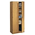 Sauder® Storage Cabinet, 71 1/2"H x 29 3/4"W x 16 1/4"D, Oregon Oak 1 thumbnail image