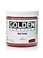 Golden Heavy Body Acrylic Paint, 16 Oz, Red Oxide