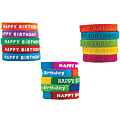 Teacher Created Resources Happy Birthday Classroom Wristbands, 7-1/4", Pack Of 30 Wristbands