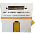 SecureCord Cable Management for Carpets - Yellow - Nylon