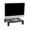 Mind Reader Adjustable Monitor Stand, 4"H x 13-1/4"W x 17-1/4"L , Black 1 thumbnail image