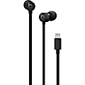 Beats by Dr. Dre urBeats3 Earphones with Lightning Connector - Black - Stereo - Lightning Connector - Wired - Earbud - Binaural - In-ear - Black