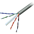 Belkin CAT6 Solid Bulk Cable, Plenum - 1000 ft Category 6 Network Cable for Network Device, ATM - First End: Bare Wire - Second End: Bare Wire - 1.2 Gbit/s - 23 AWG - Pink - TAA Compliant 1 thumbnail image
