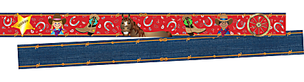 Barker Creek Double-Sided Border, 3" x 35", Western, Pack Of 24 Strips 1 thumbnail image