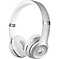 Beats by Dr. Dre Solo3 Wireless On-Ear Headphones - Silver - Stereo - Wired/Wireless - Bluetooth - Over-the-head - Binaural - Circumaural - Silver 1 thumbnail image