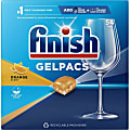 Finish All-n-1 Detergent Gelpacs, 1.3 Oz, Orange Scent, 54 Gelpacs Per Box, Carton Of 4 Boxes 1 thumbnail image