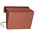 Smead® Expanding Wallet, 5 1/4" Expansion, Extra-Wide Letter Size, 30% Recycled, Redrope 1 thumbnail image