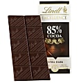 Lindt Excellence Chocolate, 85% Cocoa Chocolate Bars, 3.5 Oz, Box Of 12 1 thumbnail image