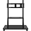 ViewSonic VB-STND-001 Mobile TV Cart for 55 to 86 inch screens up to 265 lbs, VESA Pattern Compatible  - VBSTND001 1 thumbnail image