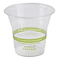 World Centric® PLA Cold Cups, 5 Oz, Clear, Carton Of 2,000 Cups