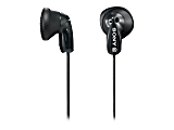 Sony MDR-E9LP - Headphones - ear-bud - wired - 3.5 mm jack - black 1 thumbnail image