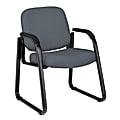 OFM Guest Chair With Fabric Seat And Back,  Gray/Black 1 thumbnail image