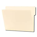 Smead® Shelf-Master® End-Tab Folders, Letter Size, Manila, Box Of 100