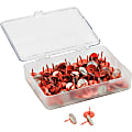U Brands® Metal Thumbtacks, Marble with Rose Gold Prong, 100-Count (3090U06-24) - 0.38" Shank - 0.44" Head - 3090U0624 1 thumbnail image