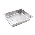 Winco 1/2 Size 2-1/2" Perforated Steam Table Pan, Silver 1 thumbnail image
