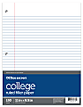 Office Depot® Brand Notebook Filler Paper, College-Ruled, 8 1/2" x 11", 3-Hole Punched, White, Pack Of 150 Sheets 1 thumbnail image