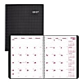 2026-2028 Brownline 14-Month DuraFlex Monthly Planner, 11" x 8-1/2", 100% Recycled, Black, December To January, CB1262V.BLK, Total Qty 1 1 thumbnail image