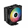 DeepCool 120mm 220W Single Tower CPU Cooler, 5-15/16”H x 3-5/8”W x 4-15/16”D, Black, AG400BKARGB 1 thumbnail image