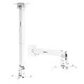Mount-It! Full Motion Projector Wall and Ceiling Mount, 2-1/2”H x 4-1/2”W x 12-3/4”D, White
