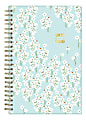 Blue Sky™ Snow & Graham Doodle Academic Weekly/Monthly Planner, 5" x 8", Bunches Light Blue, July 2019 to June 2020